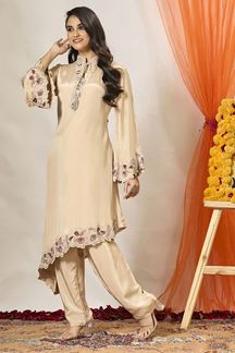 Picture of Lovely Beige Designer Suit for Party and Engagement