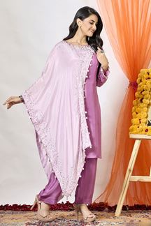 Picture of Glamorous Pink Designer Indowestern Suit for a Party