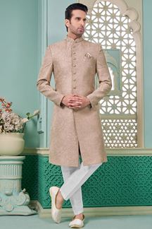Picture of Charismatic Onion Designer Indo-Western Sherwani for Engagement and Wedding