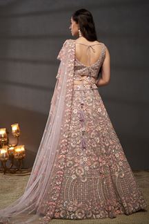 Picture of Charismatic Mauve Colored Designer Lehenga Choli