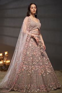 Picture of Charismatic Mauve Colored Designer Lehenga Choli