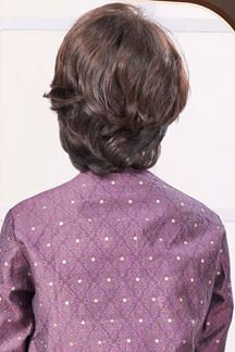 Picture of Enticing Wine Colored Designer Kid’s Kurta Pajama Set for Festivals, Engagements, Reception, and Party