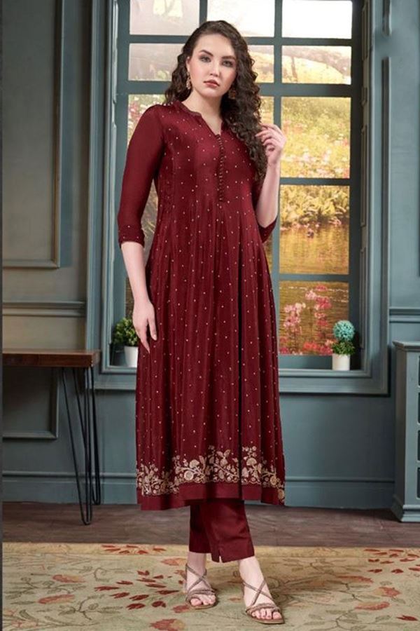 Picture of Striking Georgette Designer Women’s Kurti for Festival and Party