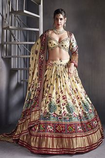 Picture of LovelyCream Designer Wedding Lehenga Choli for Wedding and Reception