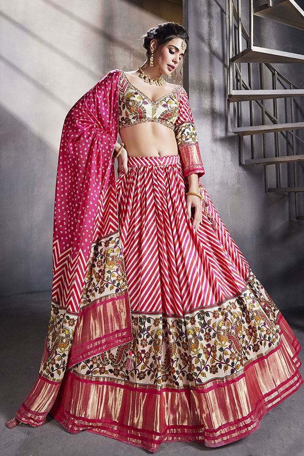 Picture of GloriousPink Designer Lehenga Choli for Festivals, Party, and Reception