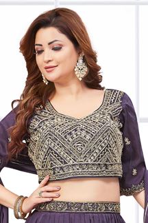 Picture of GorgeousWine Designer Wedding Lehenga Choli for Wedding and Reception