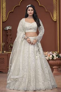 Picture of Fascinating Net Designer Lehenga Choli for Party, Sangeet, and Reception
