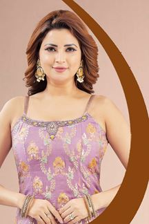 Picture of  Striking Pink Designer Palazzo Suit for Engagement, Sangeet, Party, and Festivals