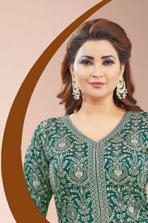 Picture of  Breathtaking Green Designer Wedding Lehenga Choli for Mehendi, Wedding and Reception