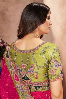 Picture of Irresistible Silk Designer Saree for Wedding and Reception