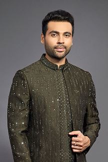 Picture of  Magnificent Brown Designer Jodhpuri Suit for Party, Engagement, Wedding, and Reception