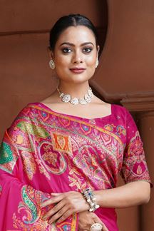 Picture of  Astounding Silk Designer Saree for Wedding and Reception