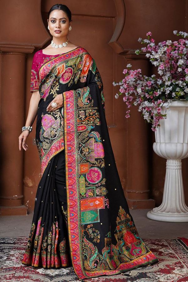 Picture of  Glorious Silk Designer Saree for Party