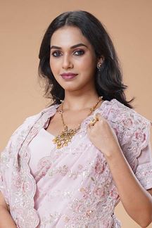 Picture of Ethnic Georgette Designer Saree for Engagement, Reception, and Party