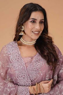 Picture of Splendid Georgette Designer Saree for Engagement, Reception, Sangeet, and Party