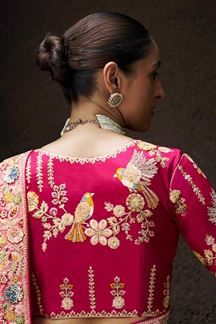 Picture of Dazzling Viscose Tissue Designer Saree for Party, Festivals, Engagement, and Reception