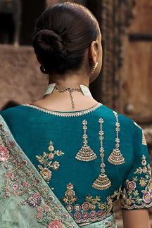 Picture of Mesmerizing Viscose Tissue Designer Saree for Party, Festivals, Engagement, and Reception