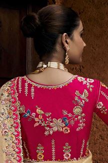 Picture of Flamboyant Viscose Tissue Designer Saree for Party, Festivals, Engagement, and Reception