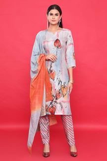 Picture of Outstanding Multi Designer Straight Cut Suit for Party and Festivals