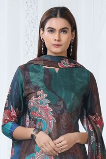 Picture of Creative Multi Designer Straight Cut Suit for Party, Sangeet, and Festivals