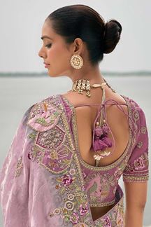 Picture of Royal Dola Silk Designer Saree for Engagement, Reception, Sangeet, and Parties