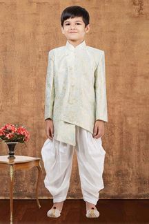 Picture of Classy Jacquard Silk Designer Kid’s Wear for Party, Festivals, Engagement, Wedding, and Reception