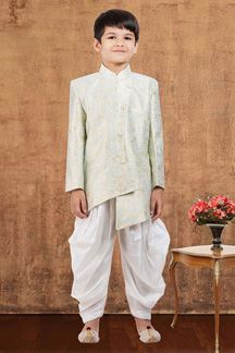 Picture of Classy Jacquard Silk Designer Kid’s Wear for Party, Festivals, Engagement, Wedding, and Reception