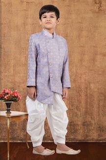 Picture of Charming Jacquard Silk Designer Kid’s Wear for Party, Festivals, Engagement, Wedding, and Reception