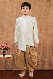 Picture of Exquisite Jacquard Silk Designer Kid’s Wear for Party, Festivals, Engagement, Wedding, and Reception
