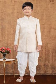 Picture of Magnificent Jacquard Silk Designer Kid’s Wear for Party, Festivals, Engagement, and Reception