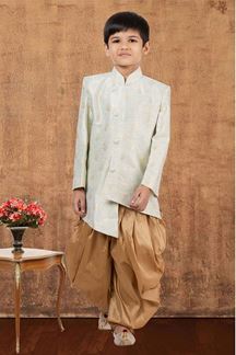 Picture of Stylish Jacquard Silk Designer Kid’s Wear for Party, Festivals, Engagement, and Reception