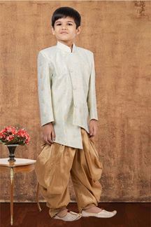 Picture of Stylish Jacquard Silk Designer Kid’s Wear for Party, Festivals, Engagement, and Reception