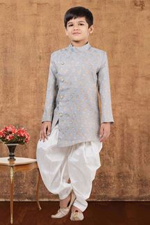 Picture of Fancy Jacquard Silk Designer Kid’s Wear for Party, Festivals, Engagement, and Reception
