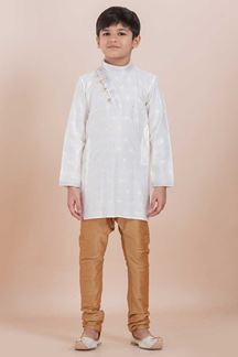 Picture of Exquisite White Designer Ethnic Wear for Boys – Perfect for Festivals, Sangeet, and Parties