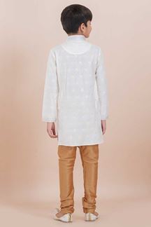 Picture of Exquisite White Designer Ethnic Wear for Boys – Perfect for Festivals, Sangeet, and Parties