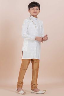 Picture of Exquisite White Designer Ethnic Wear for Boys – Perfect for Festivals, Sangeet, and Parties