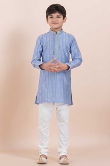 Picture of Attractive Light Violet Designer Ethnic Wear for Boys – Perfect for Engagement, Festivals, Sangeet, and Parties