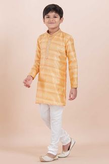 Picture of Awesome Yellow Designer Ethnic Wear for Boys – Perfect for Haldi, Engagement, Festivals, Sangeet, and Parties