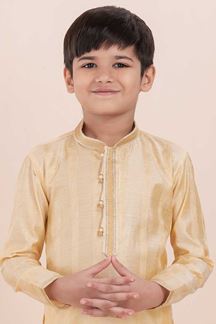 Picture of Enticing Yellow Designer Ethnic Wear for Boys – Perfect for Haldi, Engagement, Festivals, Sangeet, and Parties