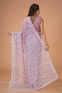 Picture of  Mesmerizing Organza Designer Saree for Festivals, Engagement, Reception, Sangeet, and Parties
