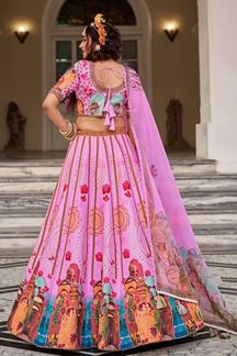 Picture of  Heavenly Pink Designer Wedding Lehenga Choli for Wedding, Reception, Sangeet, and Parties