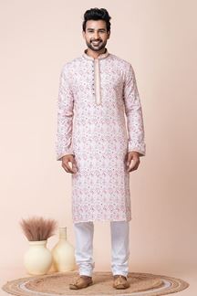 Picture of Elegant Multi Designer Men’s Kurta Pyjama for Engagement, Festivals, Sangeet, and Parties