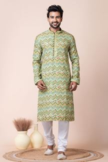 Picture of Dashing Multi Designer Men’s Kurta Pyjama for Engagement, Festivals, Sangeet, and Parties