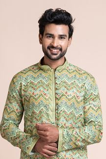 Picture of Dashing Multi Designer Men’s Kurta Pyjama for Engagement, Festivals, Sangeet, and Parties