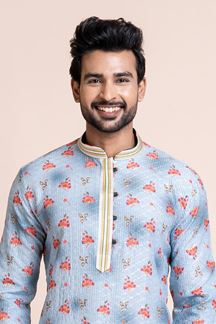 Picture of Charismatic Multi Designer Men’s Kurta Pyjama for Engagement, Reception, Festivals, Sangeet, and Parties