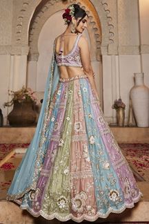 Picture of Smashing Designer Indo-Western Lehenga Choli for Engagement, Wedding, Reception, Sangeet, and Parties