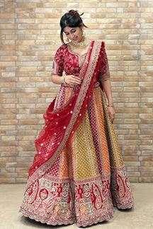 Picture of Mesmerizing Designer Bridal Lehenga Choli for Wedding and Reception