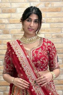 Picture of Mesmerizing Designer Bridal Lehenga Choli for Wedding and Reception