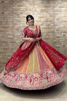 Picture of Mesmerizing Designer Bridal Lehenga Choli for Wedding and Reception