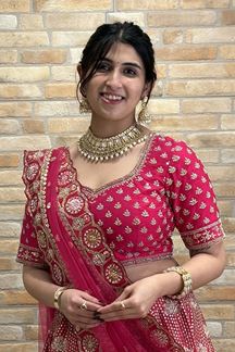 Picture of Striking Designer Bridal Lehenga Choli for Wedding and Reception